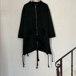 High Fashion Men’s Black Jacket with Zippers